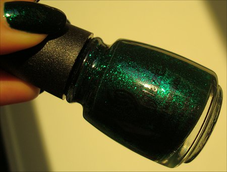 China Glaze Emerald Sparkle Bottle