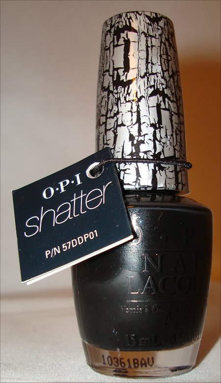 OPI Black Shatter Pictures