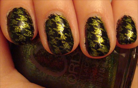 Orly Its Not Rocket Science Swatch Houndstooth Konadicure