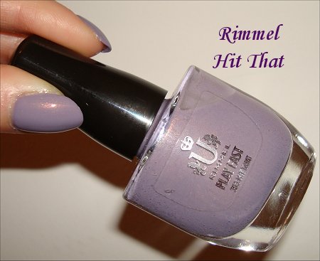 Swatches of Rimmel Hit That Polish