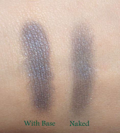 Swatches of NYX Eyeshadow Base Skin Tone