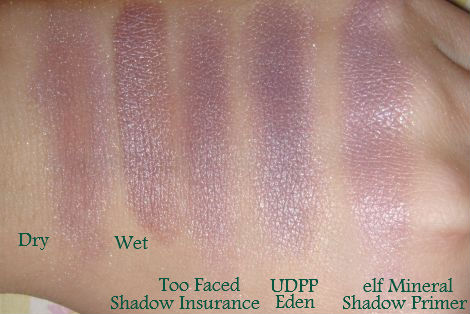 elf Girly Mineral Eyeshadow Swatches