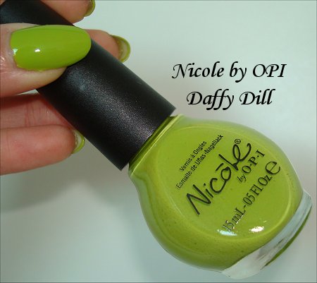 Nicole by OPI Daffy Dill Review & Swatch