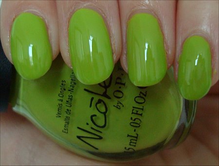 Nicole by OPI Daffy Dill Swatches & Review