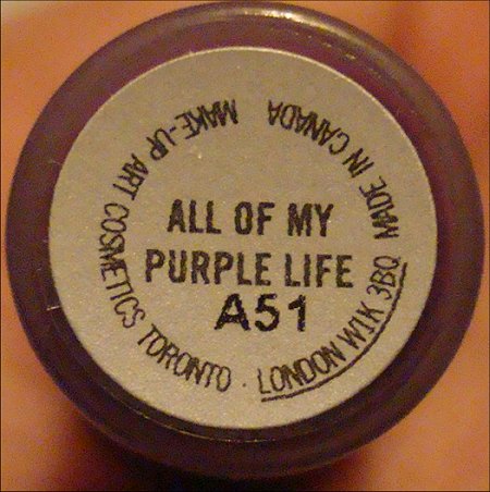 MAC All of My Purple Life Lipglass Review & Swatch