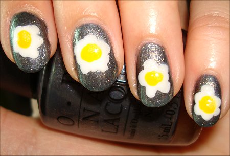 Fried Egg Nail Tutorial & Pictures