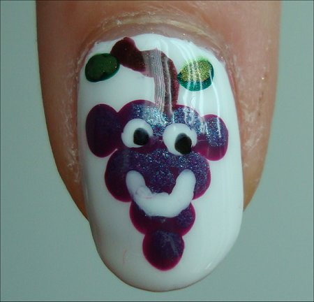 Sour Grapes Nail Art