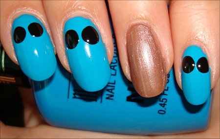 Cookie Monster Nail Tutorial Step 2