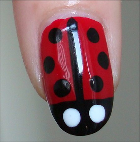 Ladybug Nail Art Swatches & Tutorial