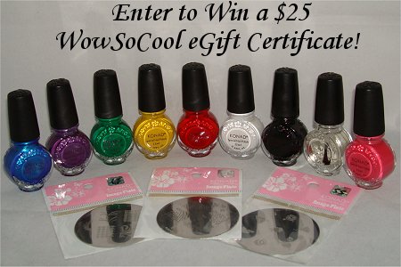 Enter to Win a $25 WowSoCool eGift Certficiate on Swatch And Learn