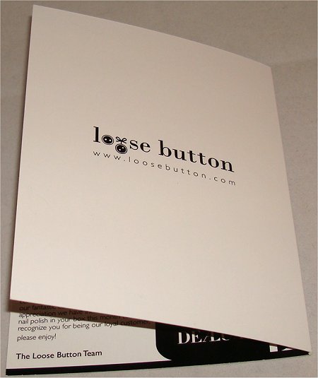 Loose Button Luxe Box October Review & Pictures