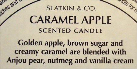 Bath & Body Works Slatkin and Co. Caramel Apple Candle Review & Pictures