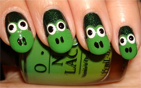 Frog Nail Art Tutorial Step 7