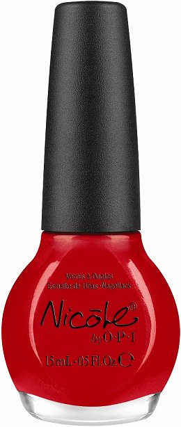 Nicole by OPI Kardashian Kolors Kourt is Red-Y for a Pedi