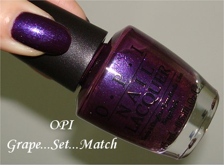 OPI Grape Set Match Review & Swatch Grand Slam Duo Set