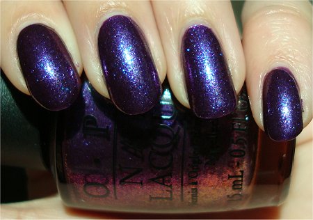 Sunlight OPI Grand Slam Duo Grape Set Match Swatch & Review