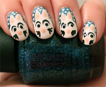 Artificial Light Rabbit Nails Nail-Art Tutorial