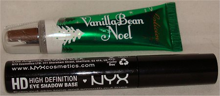 Bath & Body Works Liplicious Vanilla Bean Noel & NYX HD High Definition Eye Shadow Base Pictures