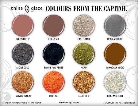 China Glaze Colours from the Capitol Press Release & Promo Pictures smaller