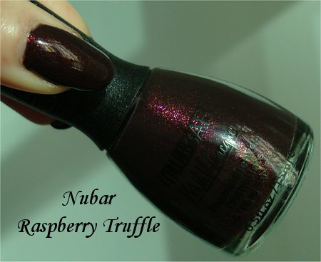 Nubar Raspberry Truffle Bottle Pics & Review