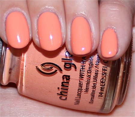 Flash China Glaze Peachy Keen Up & Away Collection Swatches & Pictures