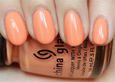 Natural Light China Glaze Peachy Keen Swatch & Pictures