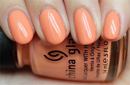 Natural Light Peachy Keen by China Glaze Swatch & Review