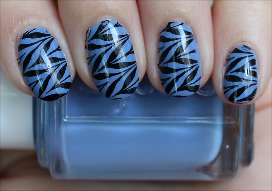 Blue & Black Konadicure Essie Lapis of Luxury Pictures & Review