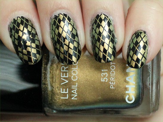 Chanel Peridot Swatches Argyle Konadicure Nail Art