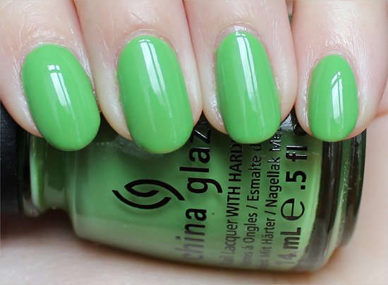 China Glaze Gaga For Green ElectroPop Collection Review & Swatches