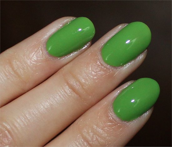 China Glaze Gaga For Green Swatch & Review