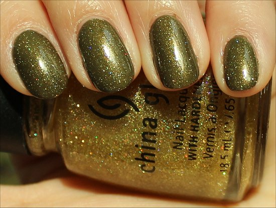 China Glaze Golden Enchantment Review, Swatch & Pics