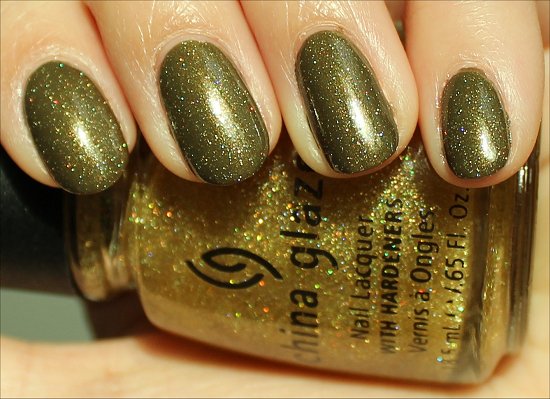 China Glaze Golden Enchantment Swatches & Review Cult Nails In A Trance Swatches & Review