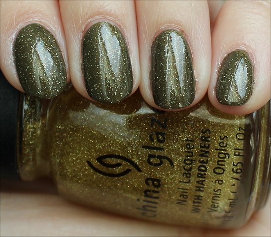 Cult Nails In A Trance with China Glaze Golden Enchantment Swatches & Review