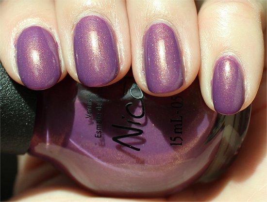 Nicole by OPI Swatches & Review Purple Yourself Together