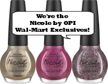 Nicole by OPI Walmart Exclusives Press Release & Promo Pictures