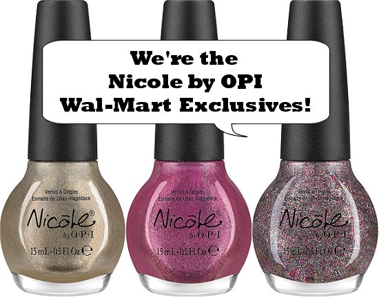 Nicole by OPI Walmart Exclusives Press Release & Promo Pictures