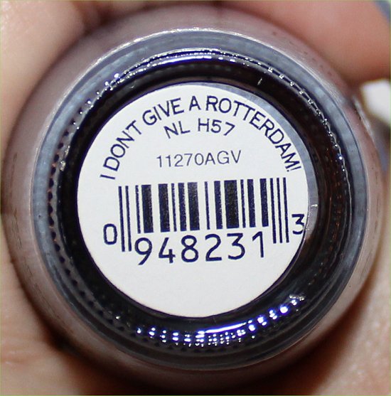 OPI I Don't Give a Rotterdam Review, Swatches & Bottle Pictures