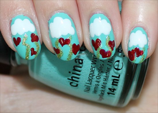 Valentines Day Nail Art Tutorial Step 5