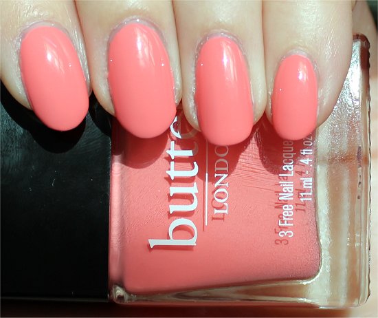 Butter London Trout Pout Swatches & Review