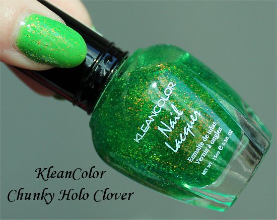 CleanColor Chunky Holo Clover Swatch & Review