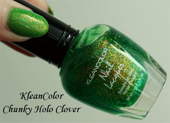 KleanColor Chunky Holo Clover Review & Swatches