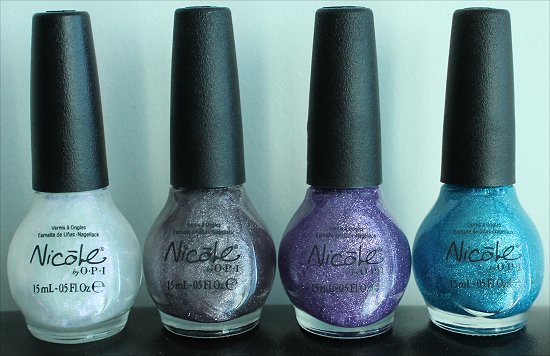 Nicole by OPI Opal Texture, Quartz Texture, Amethyst Texture & Aquamarine Texture Swatches & Pictures