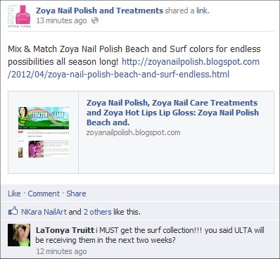 Zoya Skittle Manicure Swatch And Learn Beach & Surf Summer 2012 Collection