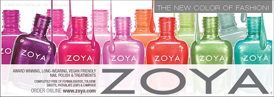 Zoya Skittle Manicure SwatchAndLearn Beach & Surf Summer 2012 Collection