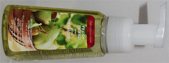 Bath & Body Works Fresh Picked Pears Anti-Bacterial Gentle Foaming Hand Soap Pictures & Review