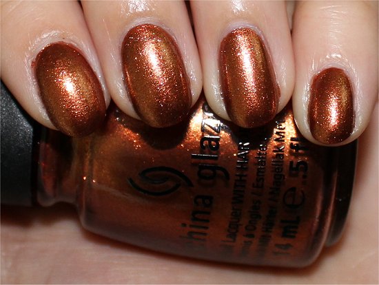 China Glaze Harvest Moon Review, Swatch & Pics