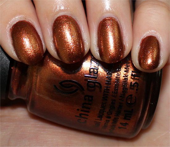 China Glaze Harvest Moon Review & Swatch