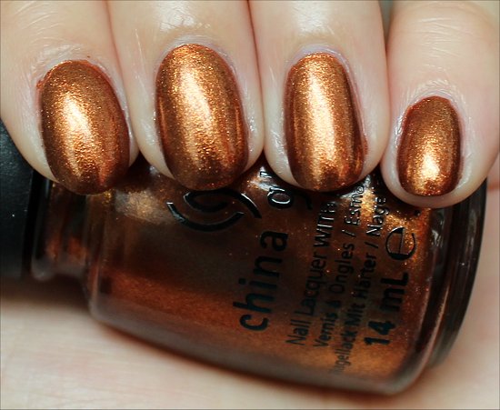 China Glaze Harvest Moon Swatch, Review & Photos