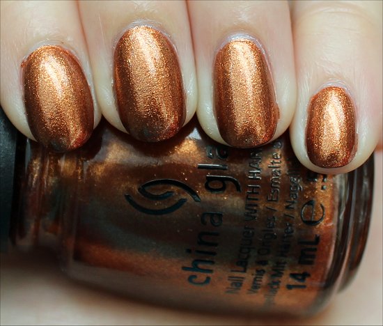 Harvest Moon China Glaze Colors from the Capitol The Hunger Games Swatches & Review